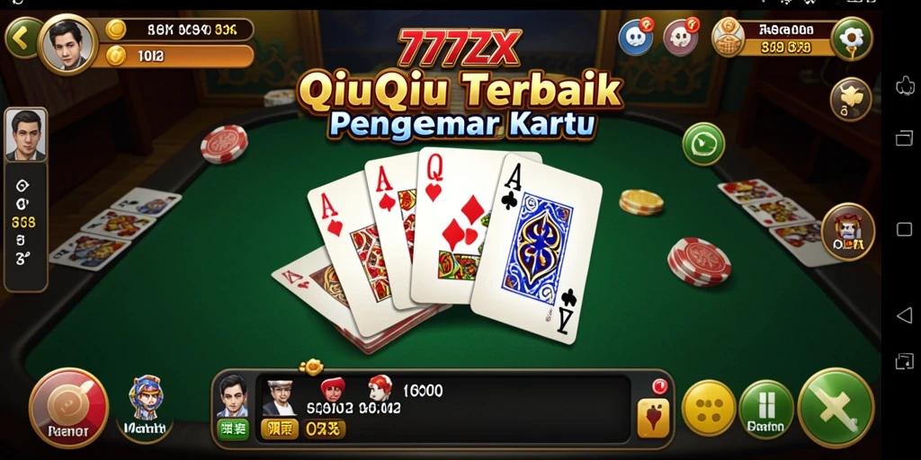 Tampilan menarik dari gameplay QiuQiu di 777ZX.