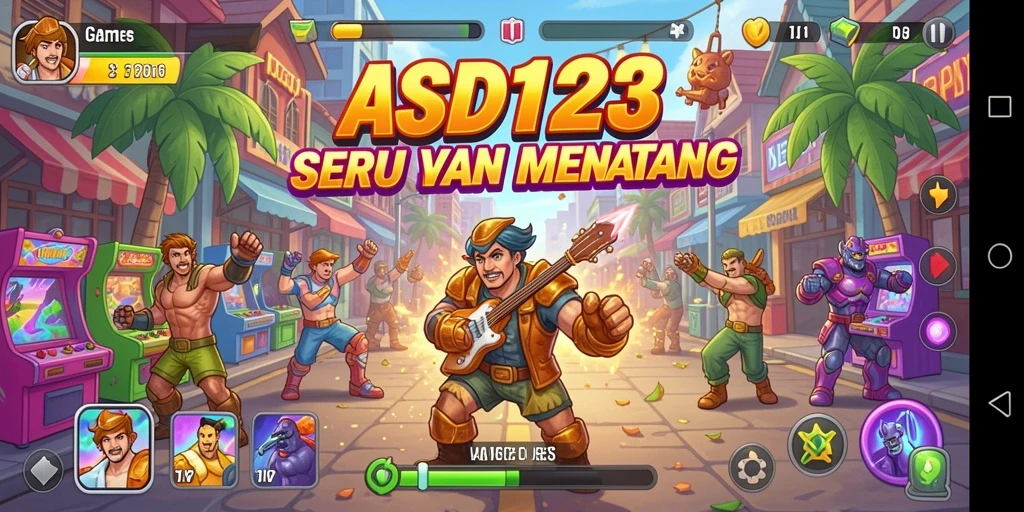 Tampilan seru gameplay ASD123 yang penuh tantangan.