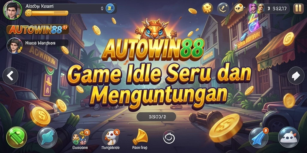 Screenshot gameplay AUTOWIN88 menampilkan aktivitas seru dan sistem otomatis yang bekerja.