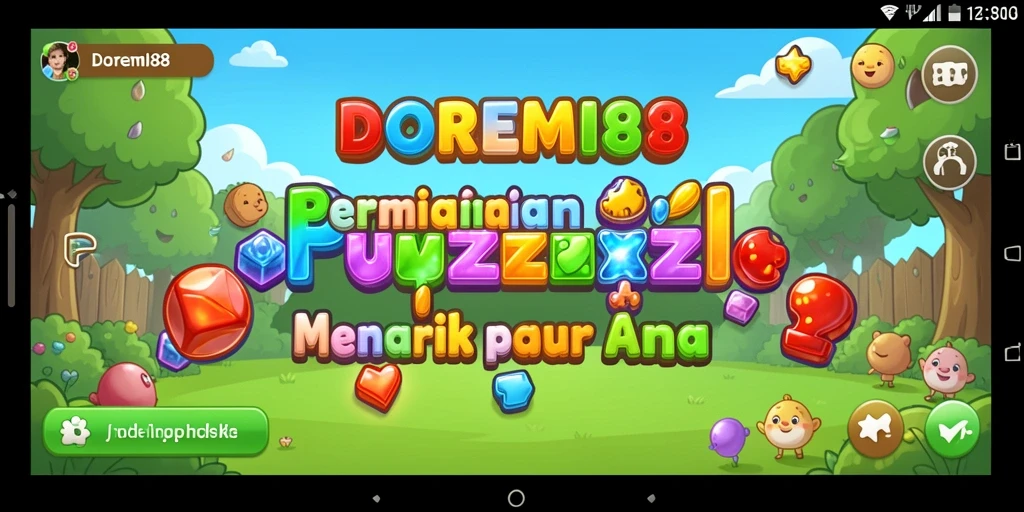 Screenshot utama DOREMI88 menampilkan variasi gameplay Puzzle yang menarik.