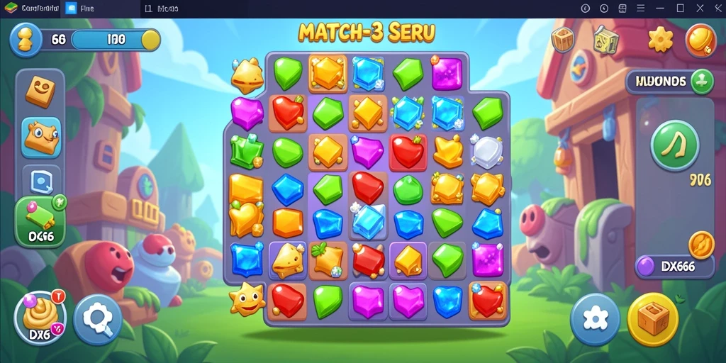 Tampilan gameplay <strong>IDX66</strong> yang penuh warna dan menantang.
