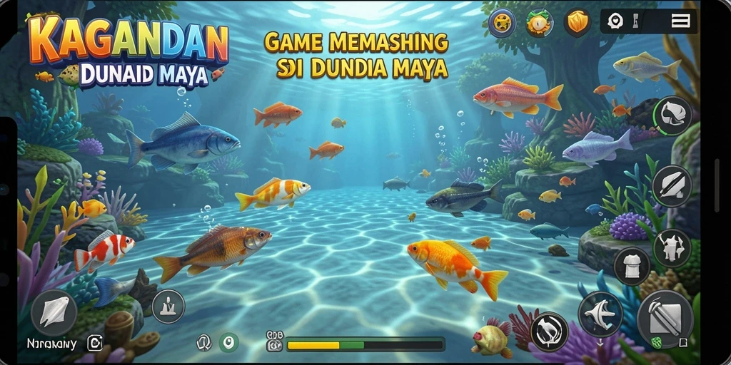 Tangkapan ikan besar dalam gameplay seru KAGANDAN.