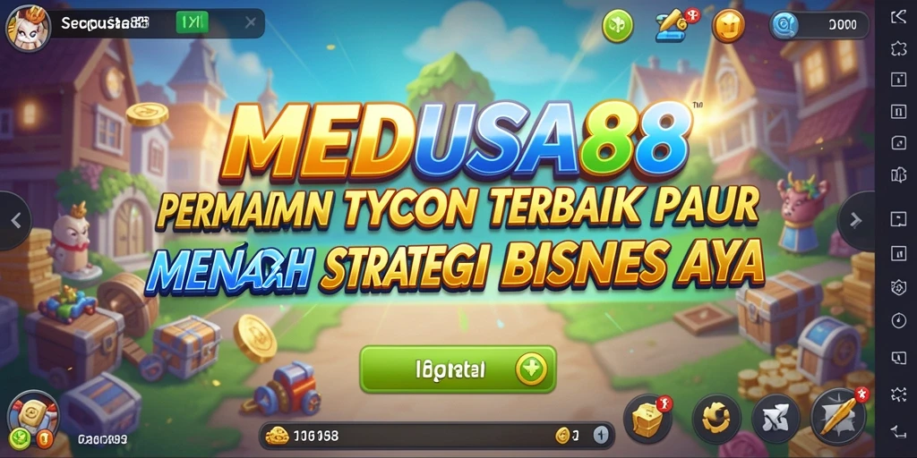Gameplay MEDUSA88 menampilkan strategi bisnis yang seru dan menarik.