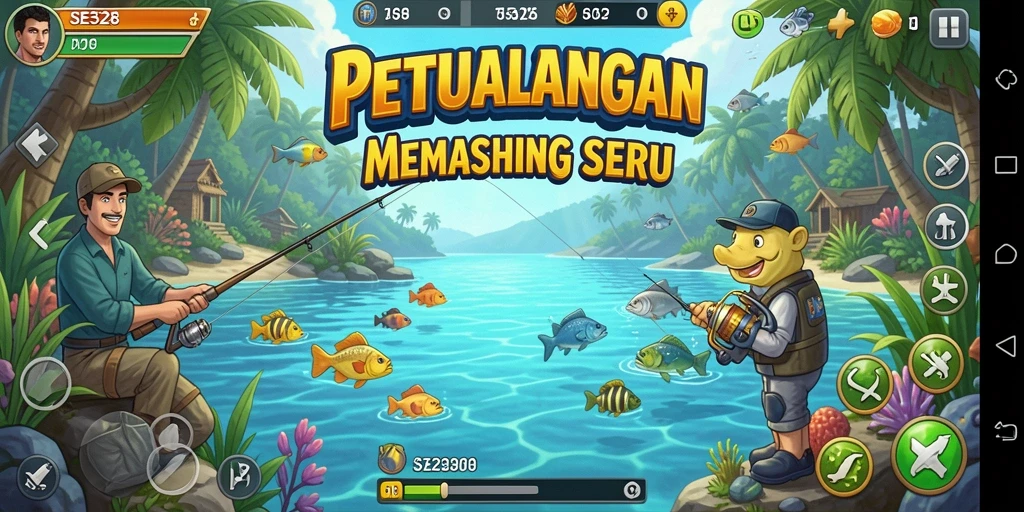 Tangkapan ikan yang memukau dalam gameplay SE328.