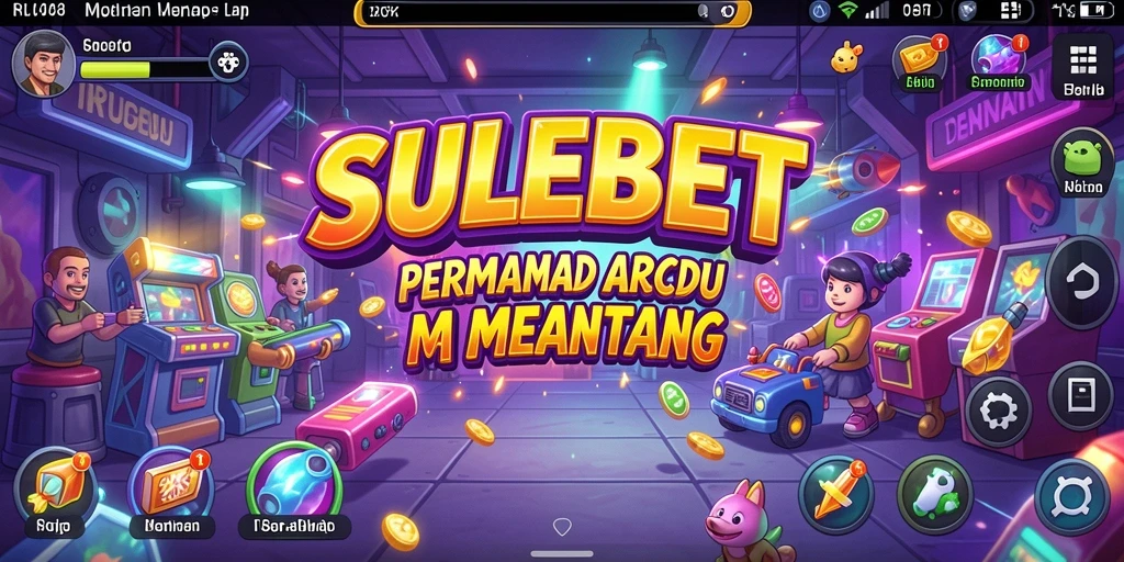 Tangkapan layar utama SULEBET menunjukkan aksi seru gameplay Arcade.